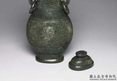 图片[3]-Jade vase with animal-mask pattern, Qing dynasty, Qianlong reign (1736-1795)-China Archive